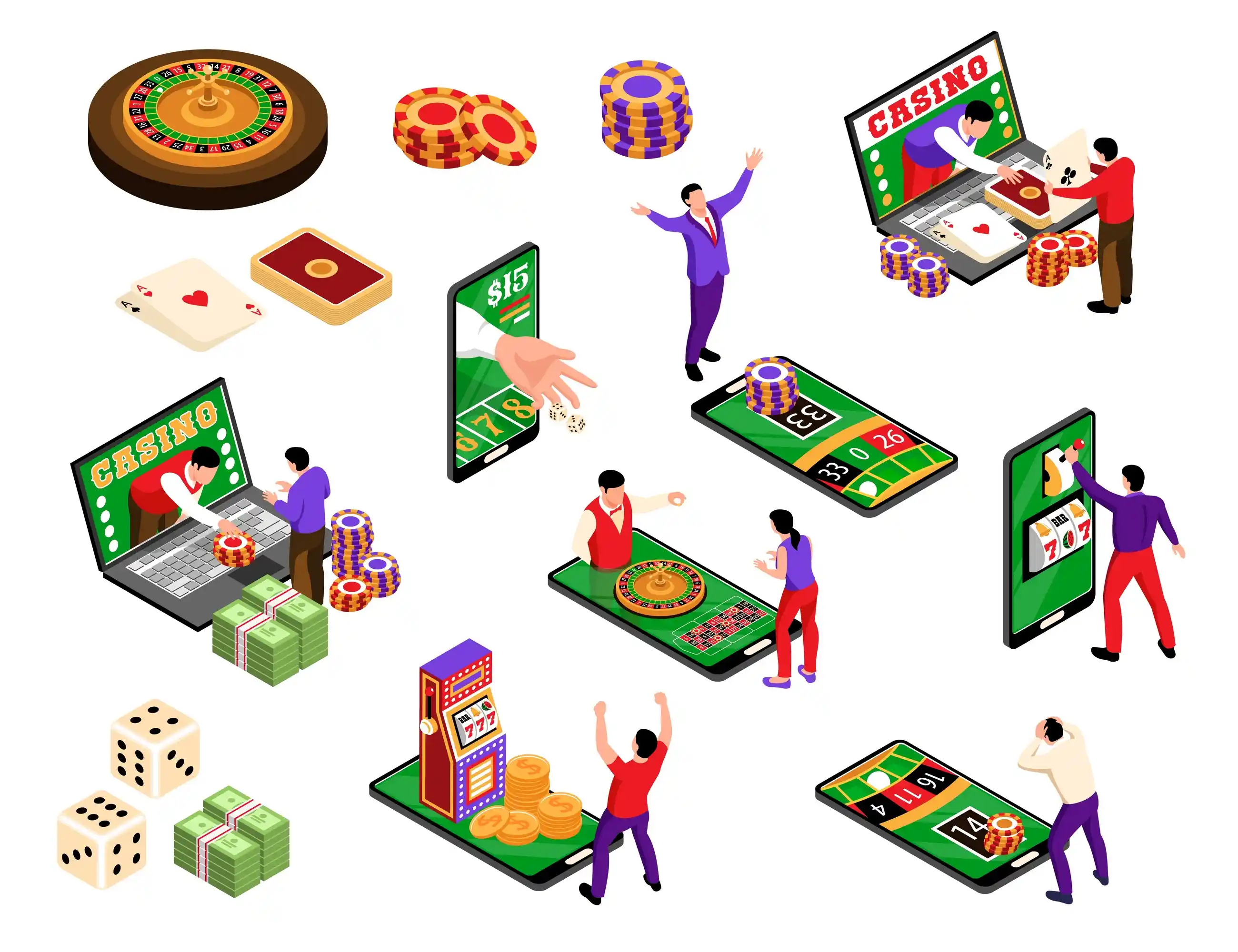 Online casino set